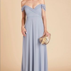 Bridesmaid dress- Birdy grey- Spence Convertible- dusty blue, floor length